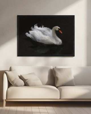 Swan on Lake