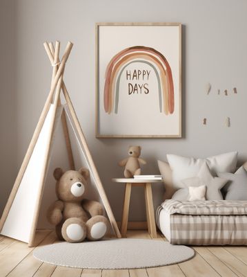 Joyful Rainbow Burst