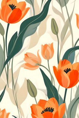 Orange Tulips