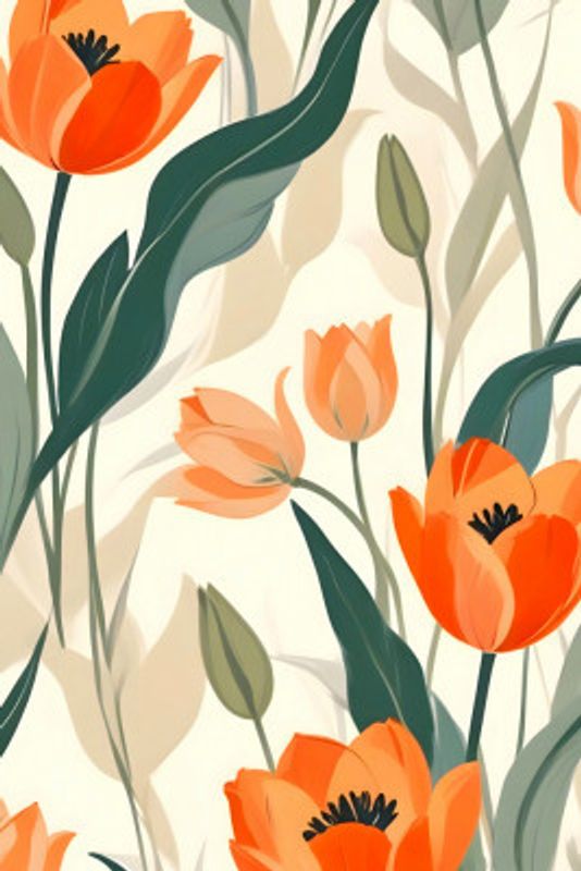 Orange Tulips