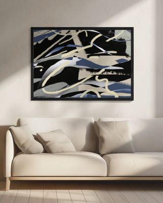 Abstract mountain range