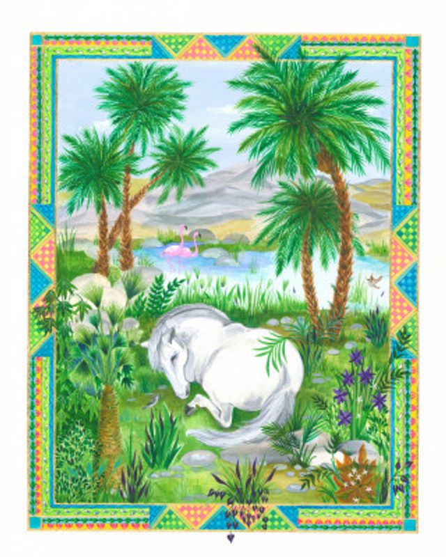 Resting In the Oasis