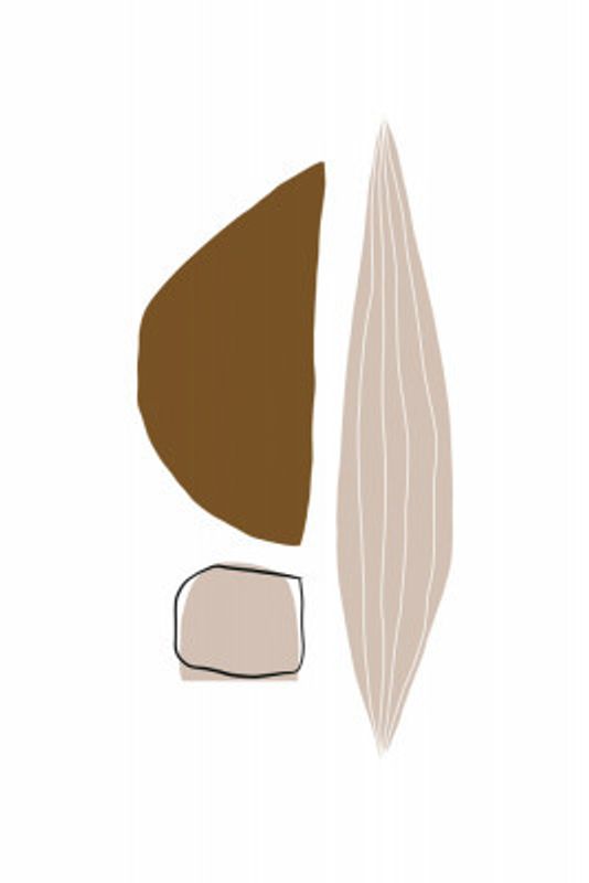 Geometric Shapes in Earthy Tones