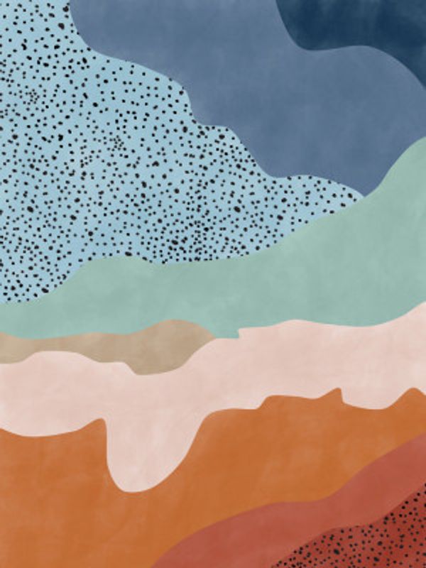 Colorful Flowing Shapes