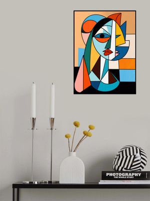Cubism portrait of a lady