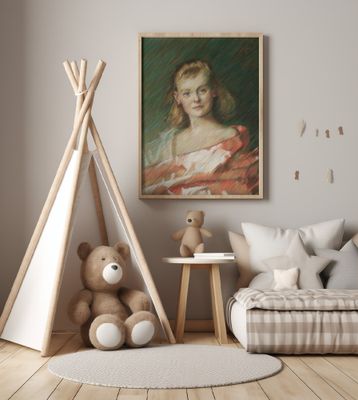 Portrait of Princess Wilhelmina (tribute To Thérèse Schwartze) - 23-08-24