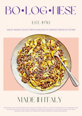 Bolognese Print