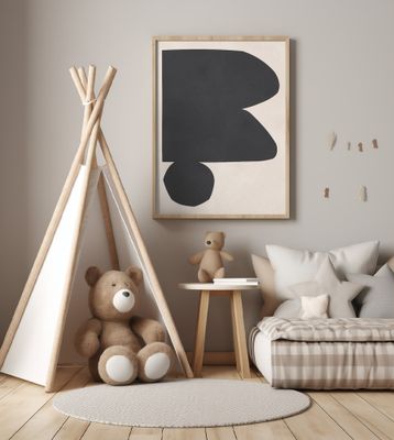 Black expressive form 18