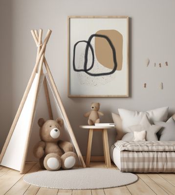 Organic Shapes And Earthy Tones