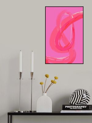 Vibrant Pink Swirls