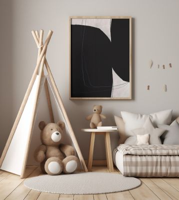 Black And White Geometric Shapes