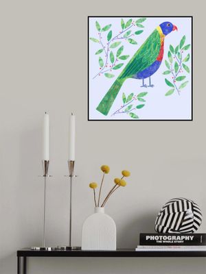 Vibrant Parrot Scene