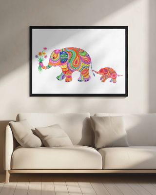 Elephant and Baby