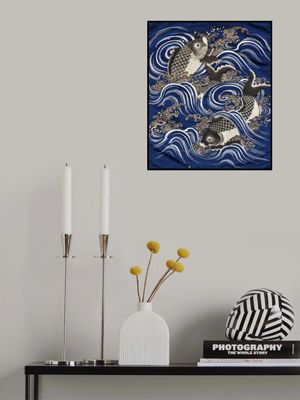 Carp In Waves During Meij Period