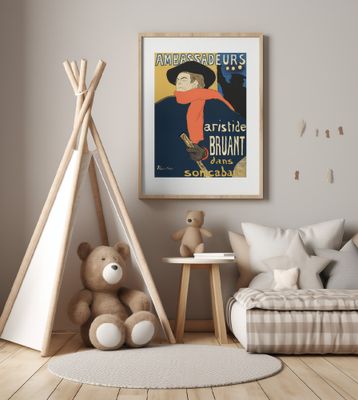 Ambassadeurs Aristide Bruant Dans Son Cabaret (1892)