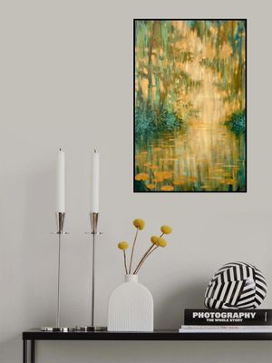 Mysterious Pond in the Thicket