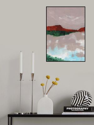 Landscape With A Lake Reflecting