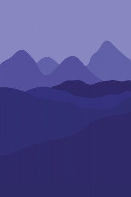 Blue &amp; Purpel Mountain Layers