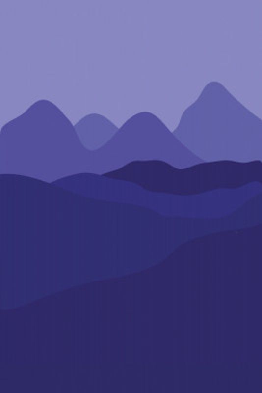 Blue &amp; Purpel Mountain Layers