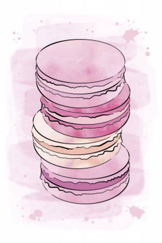Yummy Pink Macarons