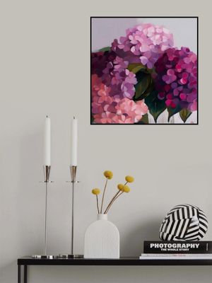 Hydrangeas - Pink Floral Artwork