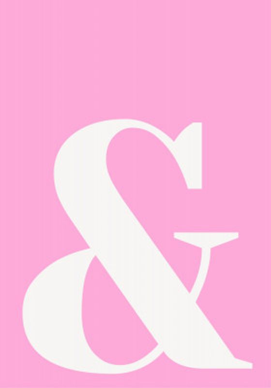 Pink Ampersand Charm