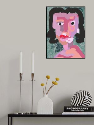 Abstract Portrait Painting