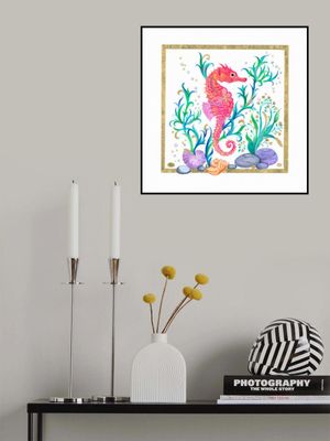 Seahorse, Pearls and Shells