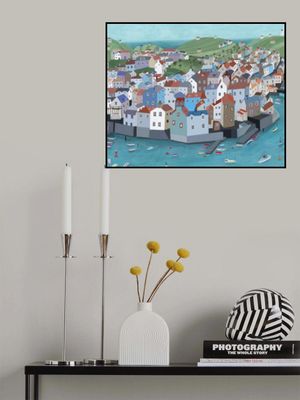 Staithes, Coastal Town, United Kingdom by Artist Carla Daly