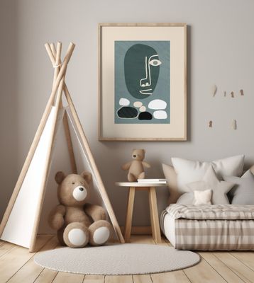 Neo-Cubist Abstract Portrait 1