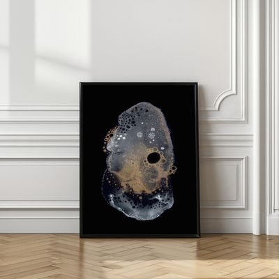 Abstract Gold Bubbles