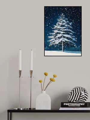Winter Snowy Pine Tree