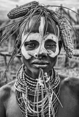 A woman of the Karo tribe (Omo Valley-Ethiopia).