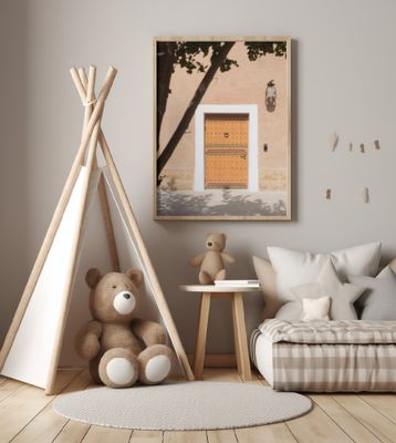 Arabian Door In The Middle East