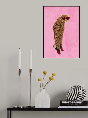 Sexy cheetah in heels