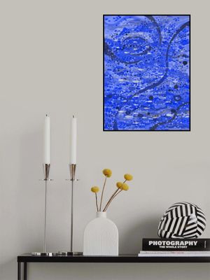 Ocean Blue and Silver Fish