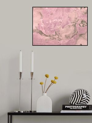 Soft Pink Marble Flow