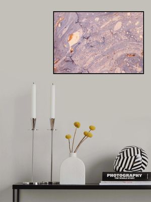 Lavender Gold Swirls