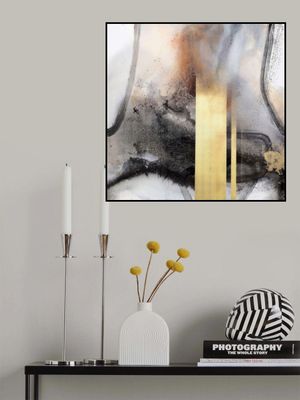 Dynamic Gold Abstract