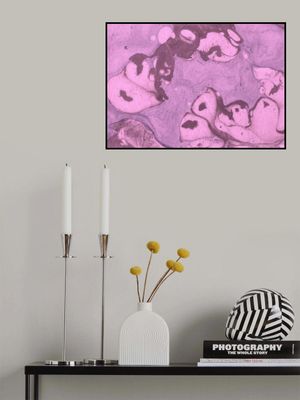 Purple Pink Marbled Art