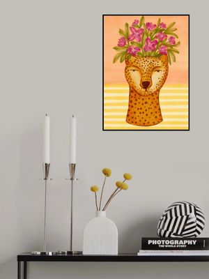 Serene Cheetah Flowers