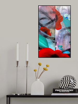 Vibrant Abstract Poppies