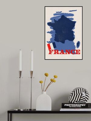 Vintage France Map