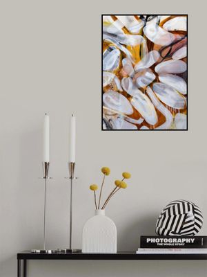 Fluid Golden Abstract Shapes