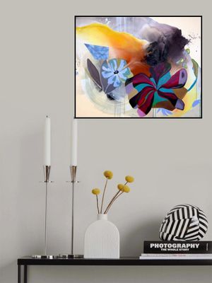 Vibrant Abstract Bloom