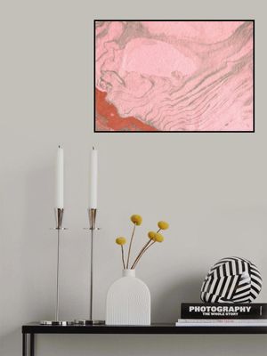 Fluid Pink Abstract
