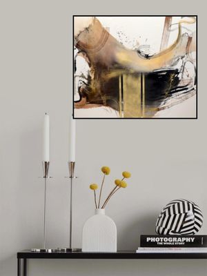 Fluid Gold Abstract