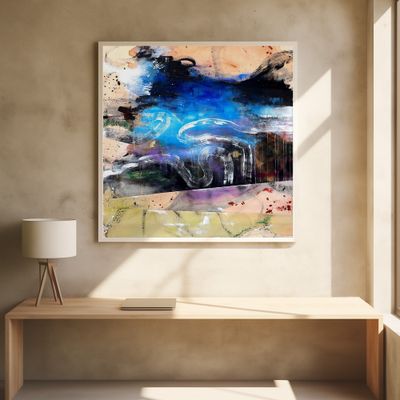 Abstract Blue Flow