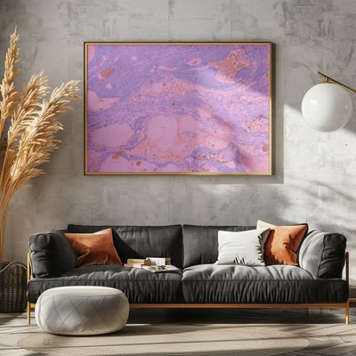 Fluid Pink Purple Abstract