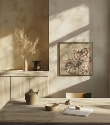 Earthy Floral Abstract